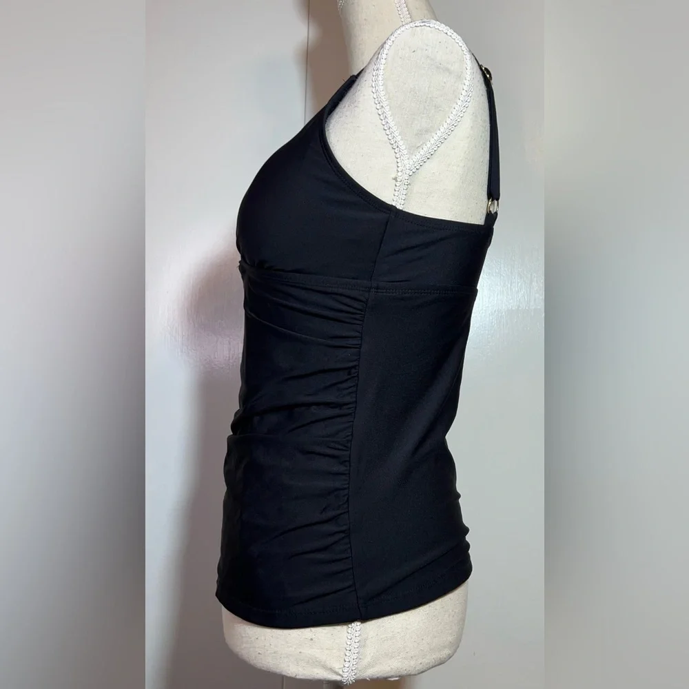 Alex Marie Tankini Swim Top Women’s Size 8 Black Adjustable Straps - Picture 3 of 8